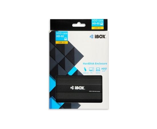 iBox HD-02 2.5" HDD enclosure Black