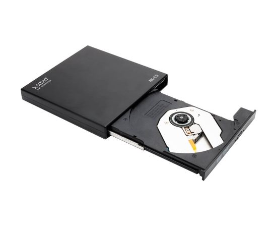 SAVIO AK-43 optical disc / External Slim drive DVD±R/RW CD±R/RW Black