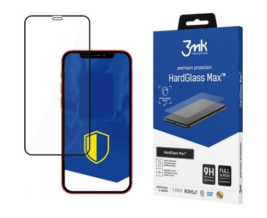3MK  Apple iPhone 12 Pro Max Black - 3mk HardGlass Max