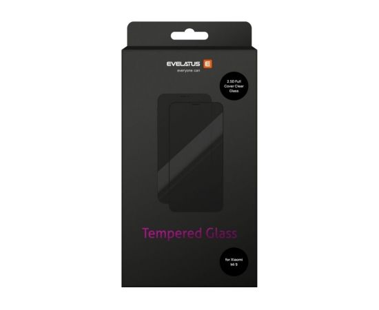 Evelatus  Xiaomi Mi 9 Print Full Cover Clear Tempered Glass