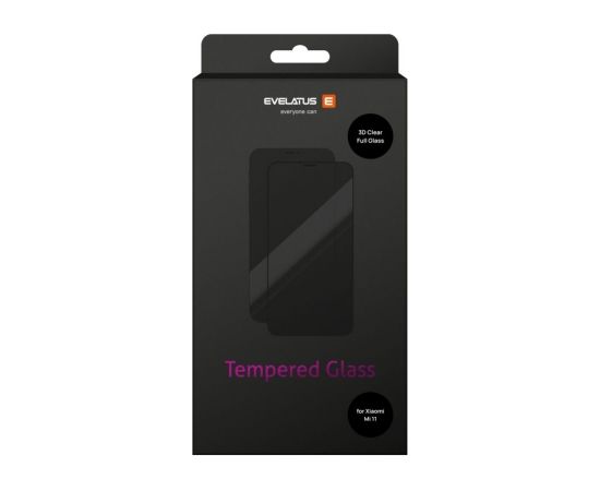Evelatus  Xiaomi Mi 11 2.5D Print Full Cover Clear Tempered Glass