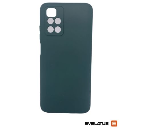 Evelatus  Xiaomi Redmi 10 Silicone case with Bottom Dark Green