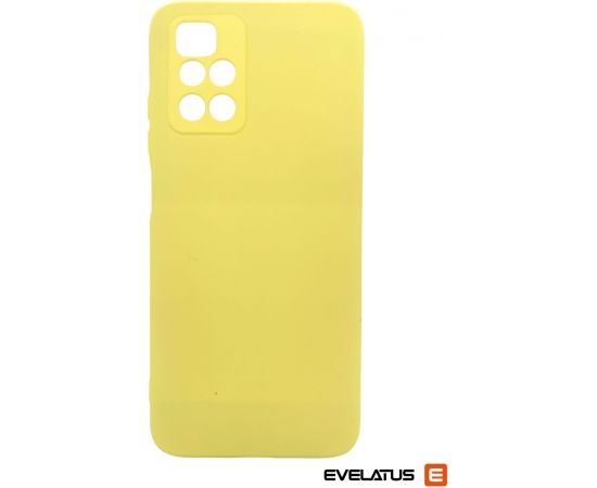 Evelatus  Xiaomi Redmi 10 Silicone case with Bottom Yellow