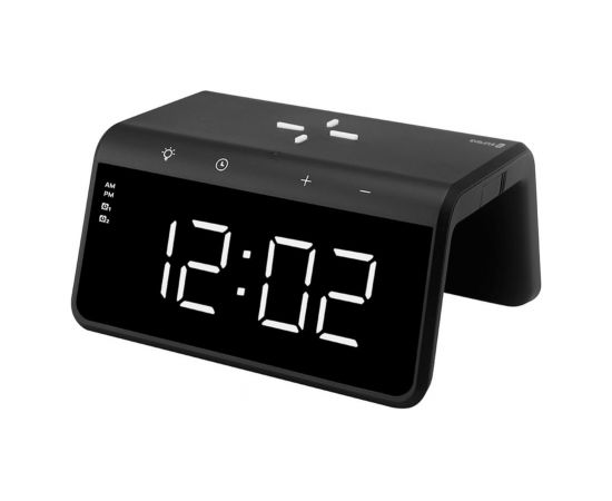 Evelatus  Wireless Charging Clock WCC01BK Black