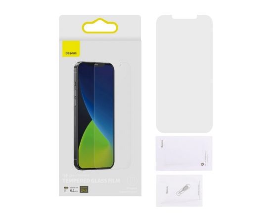 Tempered glass 0.3mm Baseus for iPhone 12 / 12 Pro - 2020 (2pcs)