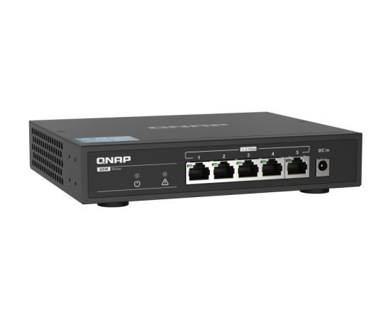 QNAP QSW-1105-5T network switch Unmanaged Gigabit Ethernet (10/100/1000) Black