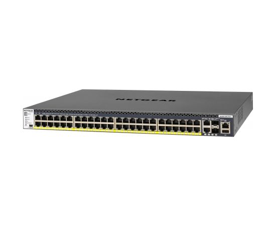 Netgear M4300-52G-PoE+ 1000W PSU Managed L2/L3/L4 Gigabit Ethernet (10/100/1000) Power over Ethernet (PoE) 1U Black