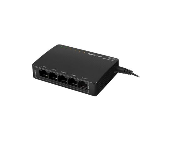 Lanberg Switch PoE DSP3-1005-60W  (5-port, 1Gb/s)