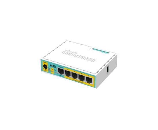 Mikrotik hEX PoE lite wired 5 port ethernet router (Ir veikalā)