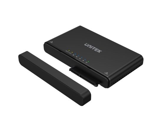 UNITEK S1222A cable gender changer USB 3.2 SATA 2,5/3,5' & M.2 PCIE/NVME Black