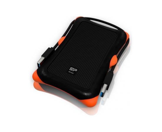 Silicon Power Armor A30 HDD/SSD enclosure Black, Orange