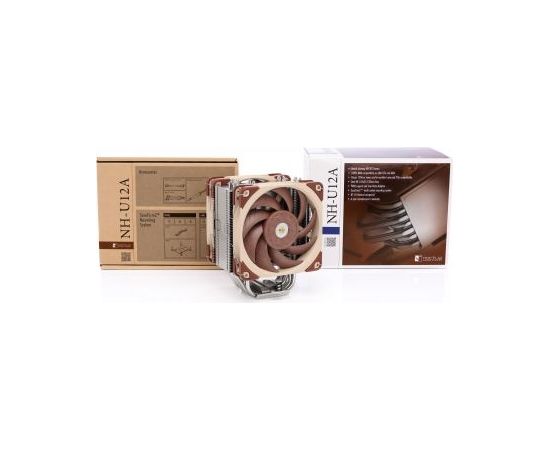 Noctua NH-U12A computer cooling component Processor Cooler 12 cm Beige, Brown, Silver 1 pc(s)