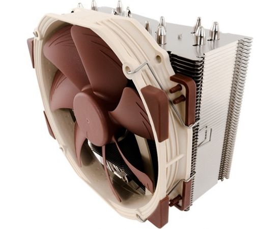 Noctua NH-U14S computer cooling component Processor Cooler 12 cm Brown, Stainless steel