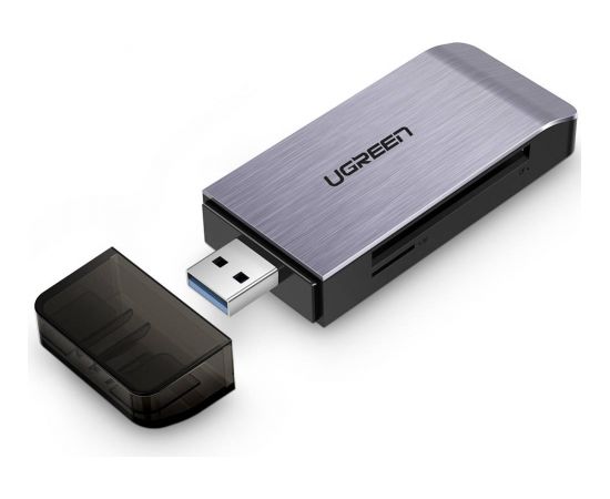 UGREEN USB Adapter 4 in1 card reader SD + microSD (silver)