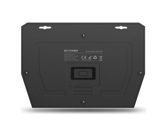 Blitzwolf BW-OLT1 Āra LED saules lampa ar kustības un krēslas sensoru, 2200mAh Āra apgaismojums