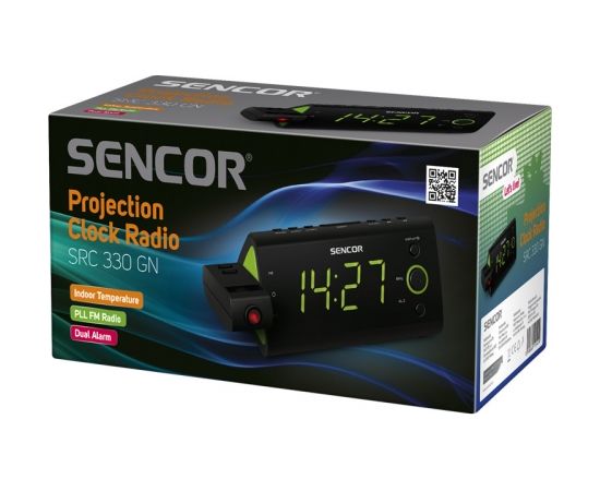 Sencor РАДИОЧАСЫ SRC 330 GN С ПРОЕКЦИЕЙ СЕНКОРА