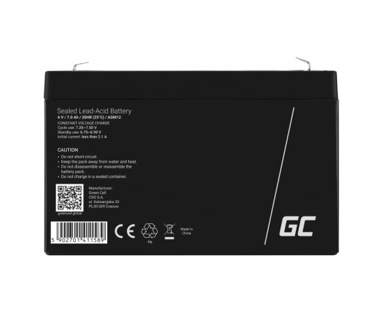 Green Cell AGM12 Radio-Controlled (RC) model accessory/supply Battery
