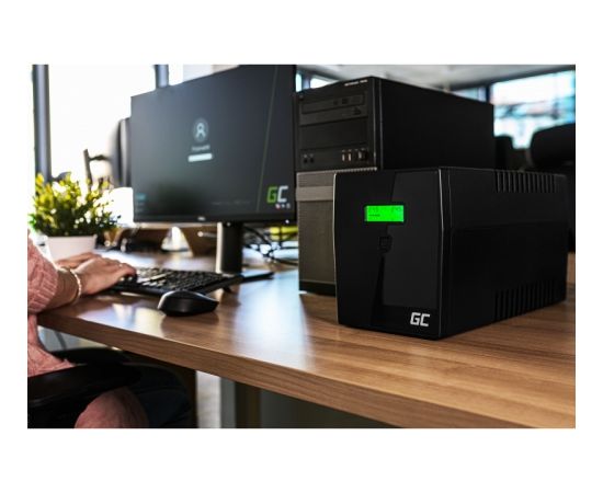 Green Cell UPS08 uninterruptible power supply (UPS) Line-Interactive 1000 VA 700 W 4 AC outlet(s)