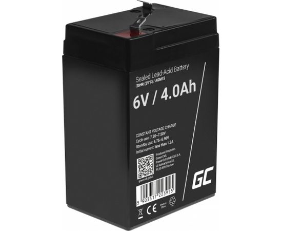 Green Cell AGM15 UPS battery Sealed Lead Acid (VRLA) 6 V 4 Ah