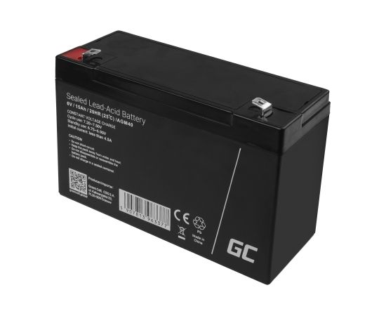 Green Cell AGM40 UPS battery Sealed Lead Acid (VRLA) 6 V 15 Ah