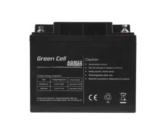 Green Cell AGM22 UPS battery Sealed Lead Acid (VRLA) 12 V 40 Ah