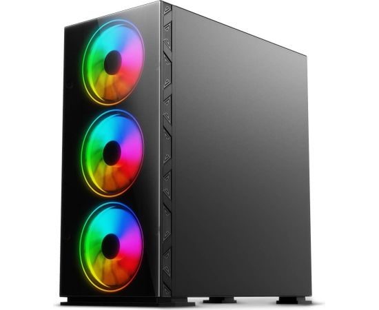 SAVIO PC Case Prime X1 ARGB Glass Black