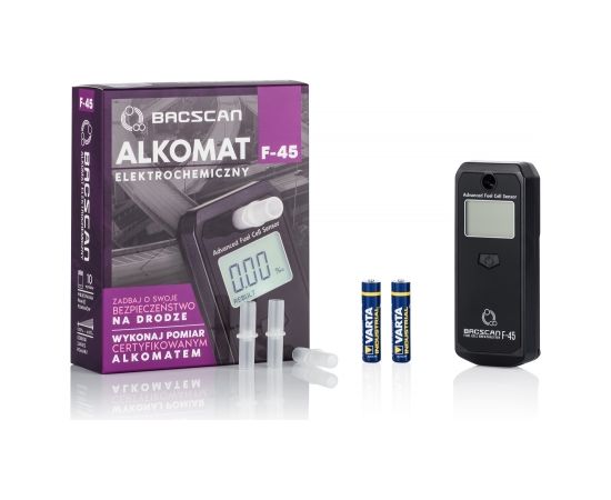 BACscan F-45 alcohol tester 0 - 4% Black