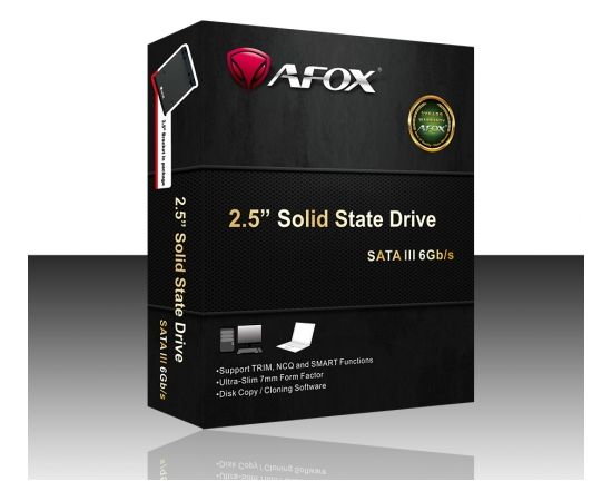 AFOX SSD 2TB TLC 530 MB/S SSD Cietie Diski (Solid state drive)