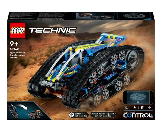 LEGO Technic Ar lietotni vadāms pārbūvējams transportlīdzeklis (42140)