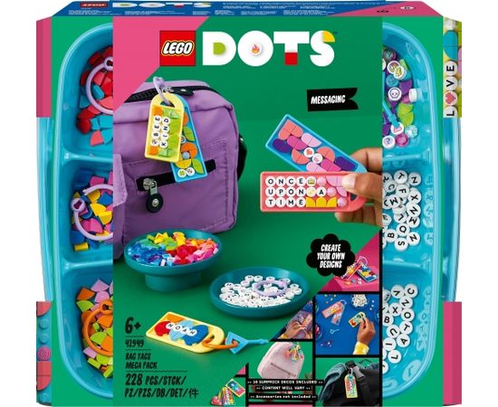 LEGO Dots Megalielais somas piekariņu komplekts: ziņojumi (41949) Lego DOTS