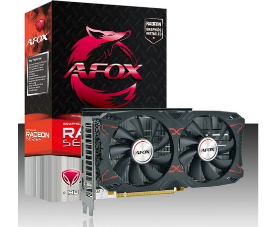 AFOX Radeon RX 5500XT 8GB GDDR6 128BIT HDMI 3xDP ATX DUAL FAN AFRX5500XT-8GD6H7
