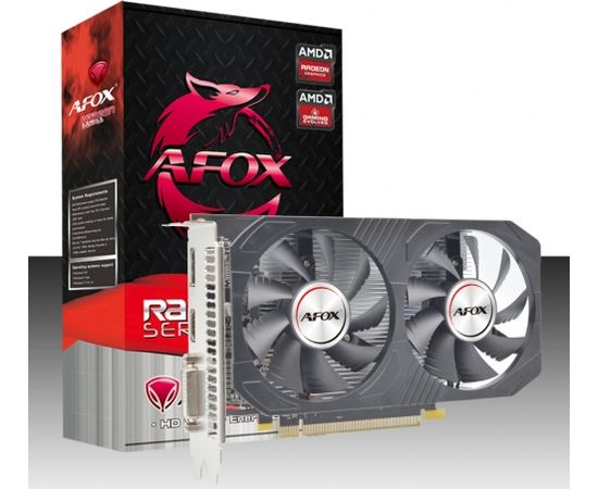 AFOX Radeon RX 550 4GB GDDR5 DVI HDMI DP DUAL FAN AFRX550-4096D5H4-V6