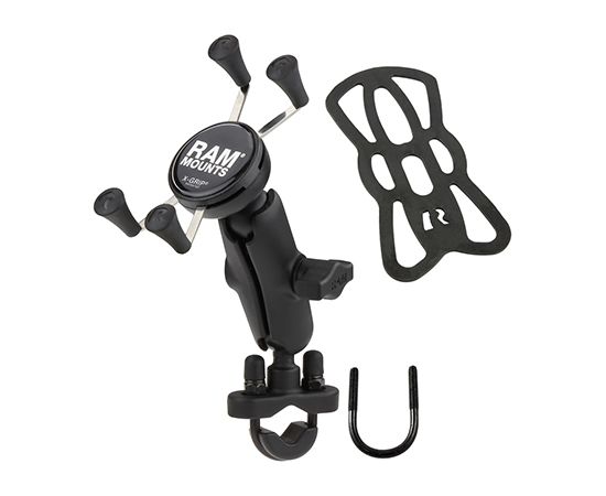 RAM Mounts X-Grip Phone Mount with Handlebar U-Bolt Base