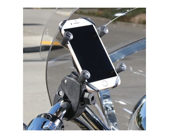 RAM Mounts X-Grip Phone Mount with Low Profile Tough-Claw Base