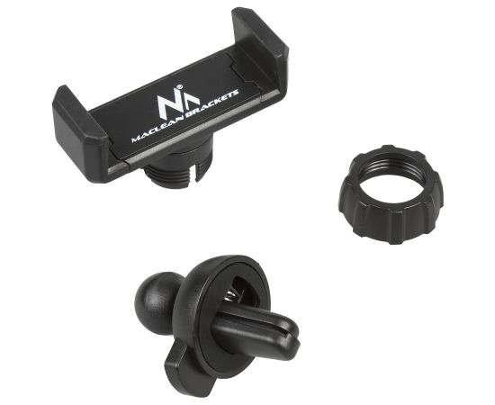 Maclean car phone holder, universal, for ventilation grille, min / max spacing: 54 / 87mm material: ABS, MC-322
