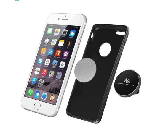 Maclean Car Phone Holder, Universal, Ventilation Grille, Magnetic, MC-323 Telefonu Turētāji Auto Velo Moto