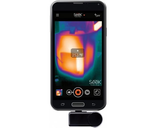 Seek Thermal UW-AAA thermal imaging camera Black 206 x 156 pixels