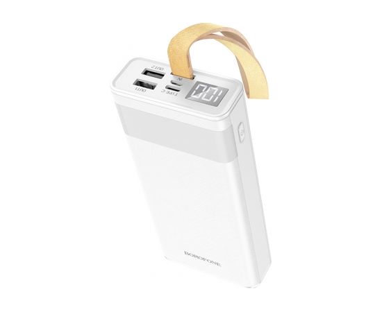 Borofone BJ18 COOLMY power banka 20000 mAh / 2 x USB balta