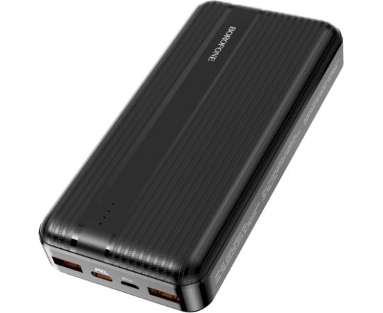 Borofone BJ9A URANUS power banka 20000 mAh / 2 x USB melna