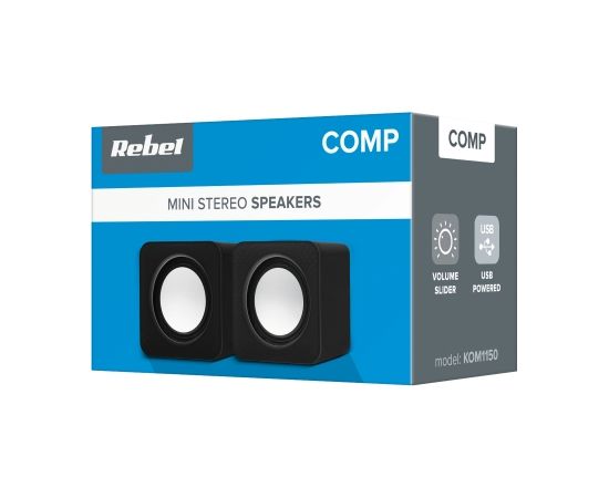 Rebel CS-10 Колонки для ПК 2x 3W с 3.5mm Audio / USB
