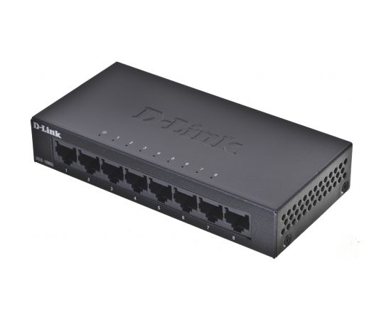 D-Link DGS-108GL Unmanaged Gigabit Ethernet (10/100/1000) Black