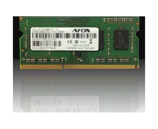 AFOX SO-DIMM DDR3 8GB memory module 1600 MHz LV 1,35V