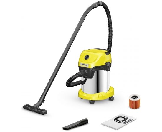 Karcher Kärcher WD 3 S V-17/4/20 17 L Drum vacuum Dry&wet 1000 W Dust bag