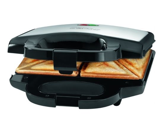 Clatronic ST 3778 sandwich maker 750 W Black,Stainless steel