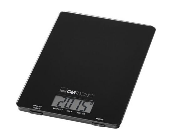 Clatronic KW 3626 Electronic kitchen scale Black Tabletop Rectangle