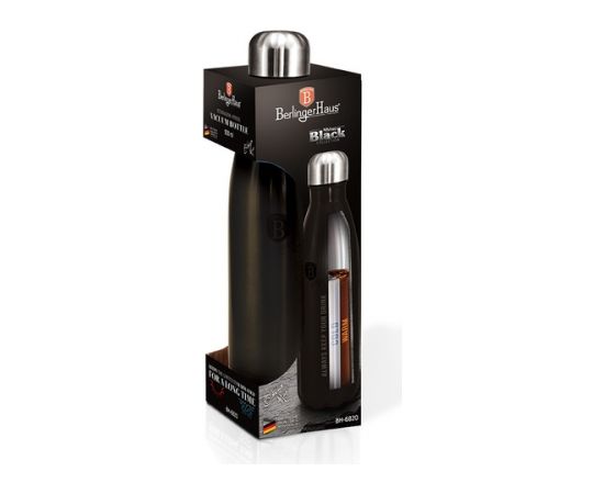 Thermos 0.5l BERLINGER HAUS BH/6820 Metallic Line Shiny Black Edition, brown, metallic