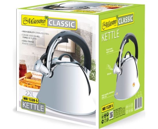 Non-electric kettle Maestro MR-1320-S Silver 2,2 L