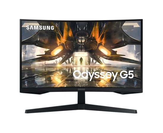 (Ir veikalā) Samsung Odyssey G55A 68.6 cm (27") 2560 x 1440 pixels Quad HD Black