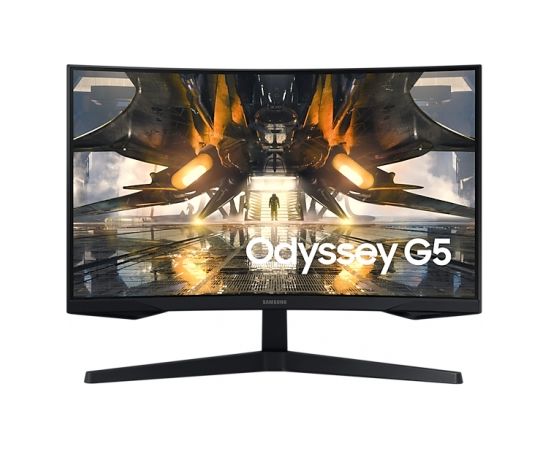 (Ir veikalā) Samsung Odyssey G55A 68.6 cm (27") 2560 x 1440 pixels Quad HD Black