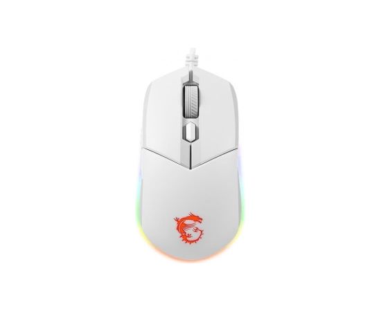 MOUSE USB OPTICAL GAMING/CLUTCH GM11 WHITE MSI